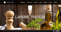 Desktop Screenshot of lapierretraiteur.com